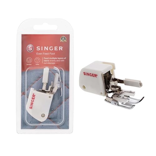 SINGER Even Feed Walking Presser Foot | Ideal for Quilting, Sewing Multiple Layers & Matching Patterns | Compatible with SINGER CA, CB, EA, MA, MB Series Sewing Machines
