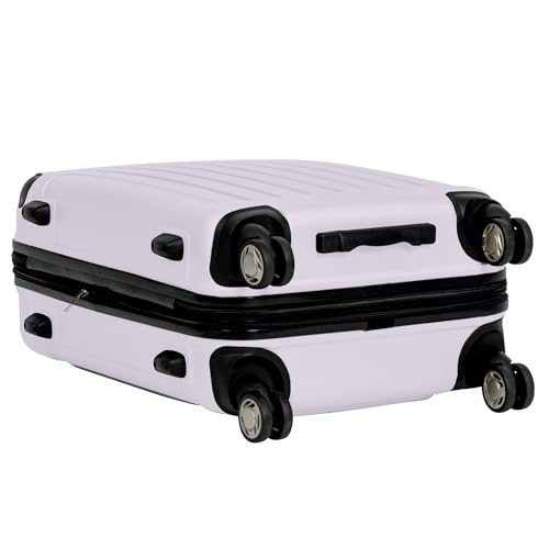 Kenneth Cole REACTION Renegade Luggage Expandable 8-Wheel Spinner Lightweight Hardside Suitcase, Navy Blue, 20-Inch Carry On