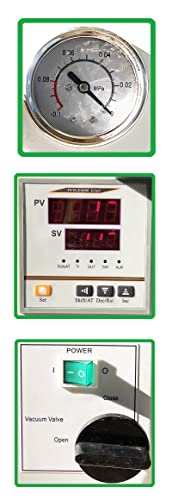 TECHTONGDA Vacuum Drying Heat Treat Oven Industrial Lab Temperature Control 1.9Cu ft