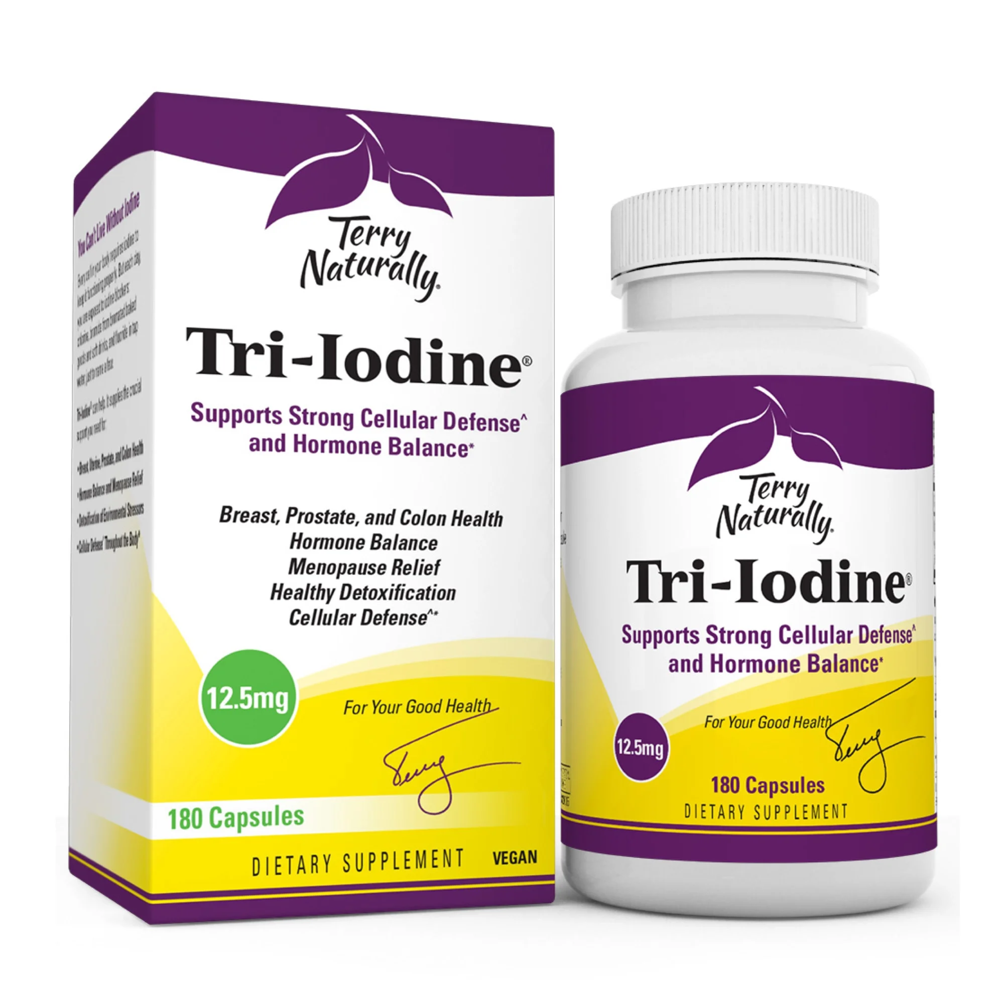 EuroPharma Terry Naturally  Tri-Iodine, 180 ea