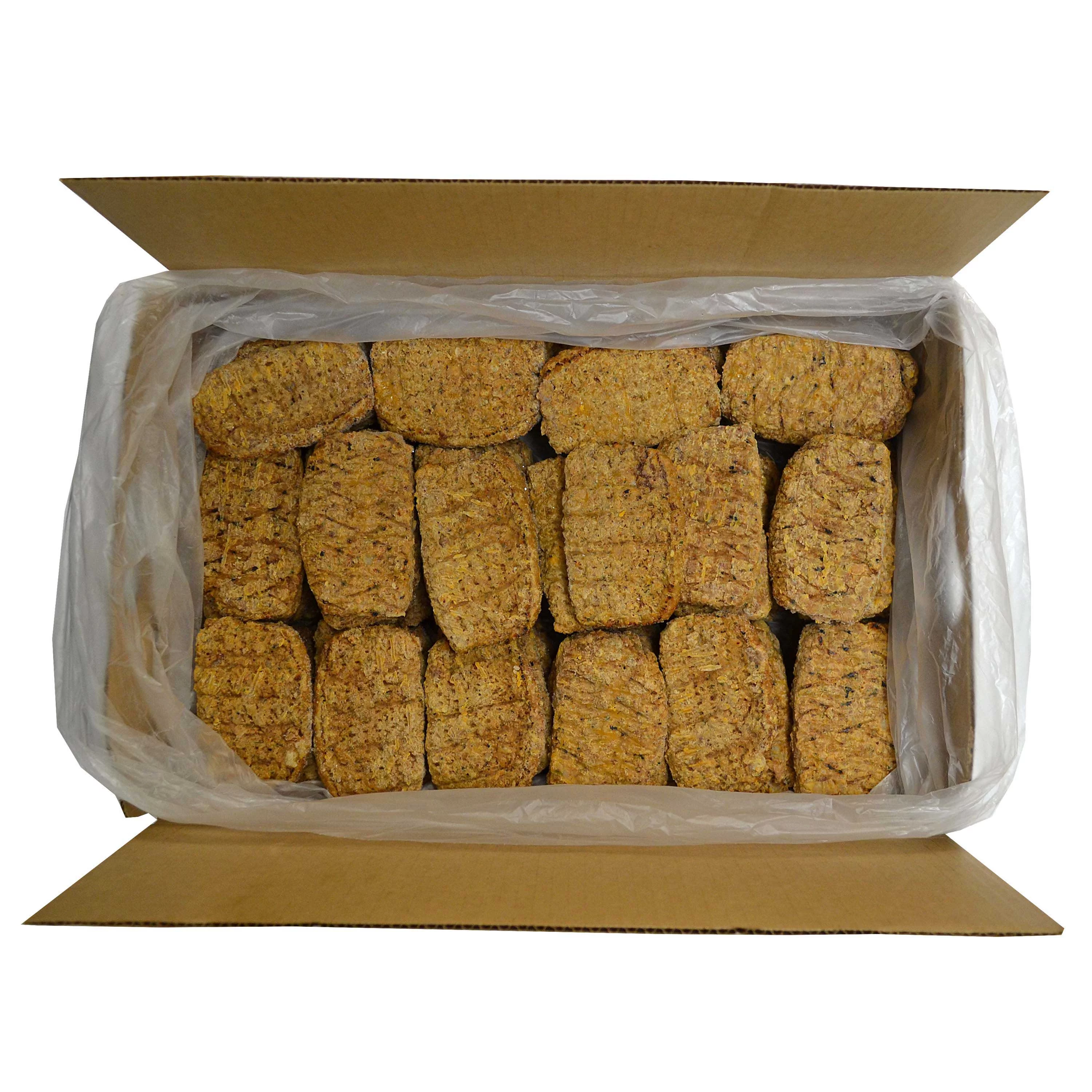 Kings Command Foods Country Style Cooked Meatloaf Slice, 3 Ounce - 80 per case.