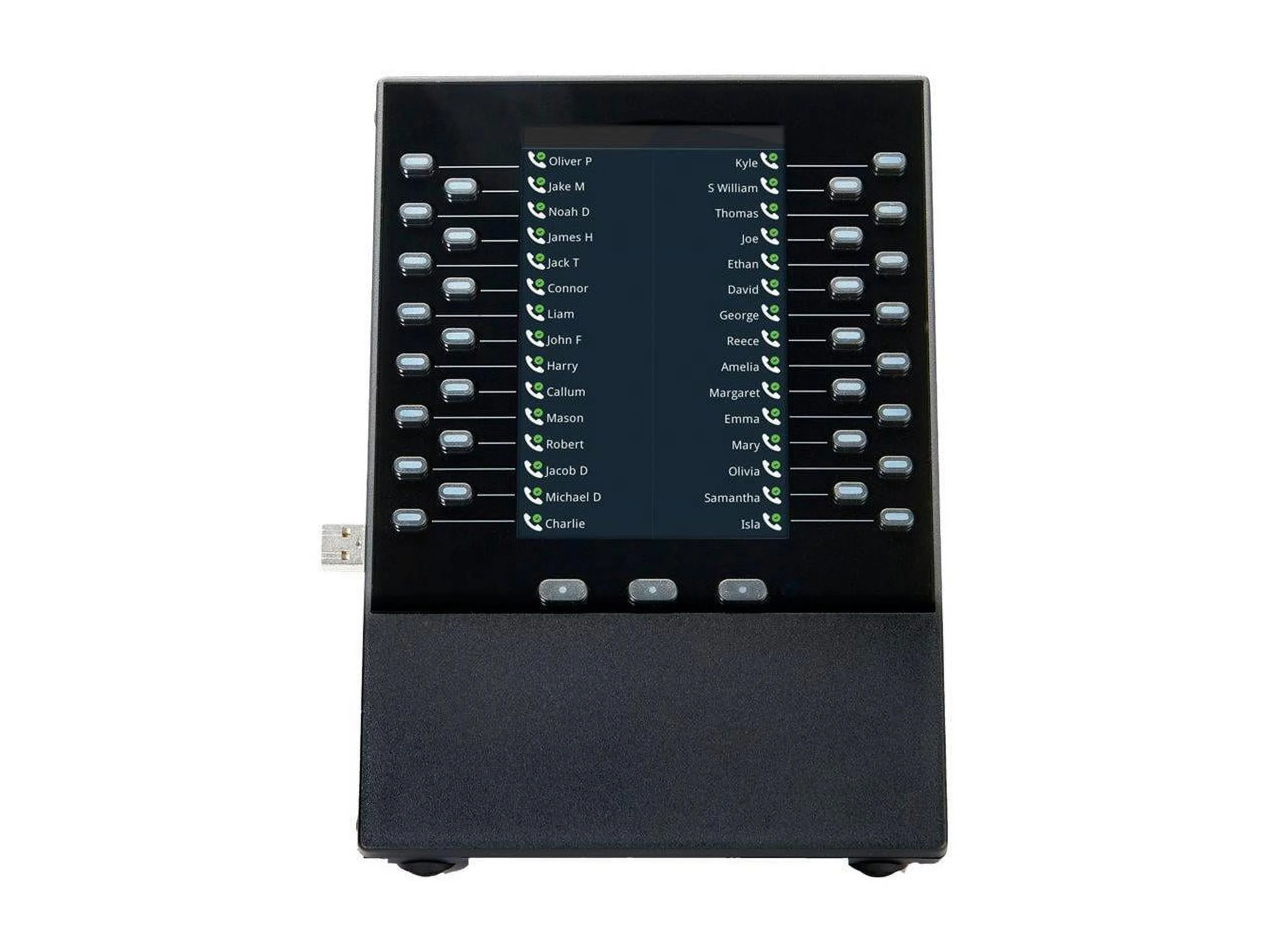 Poly VVX EM50 - expansion module for VoIP phone