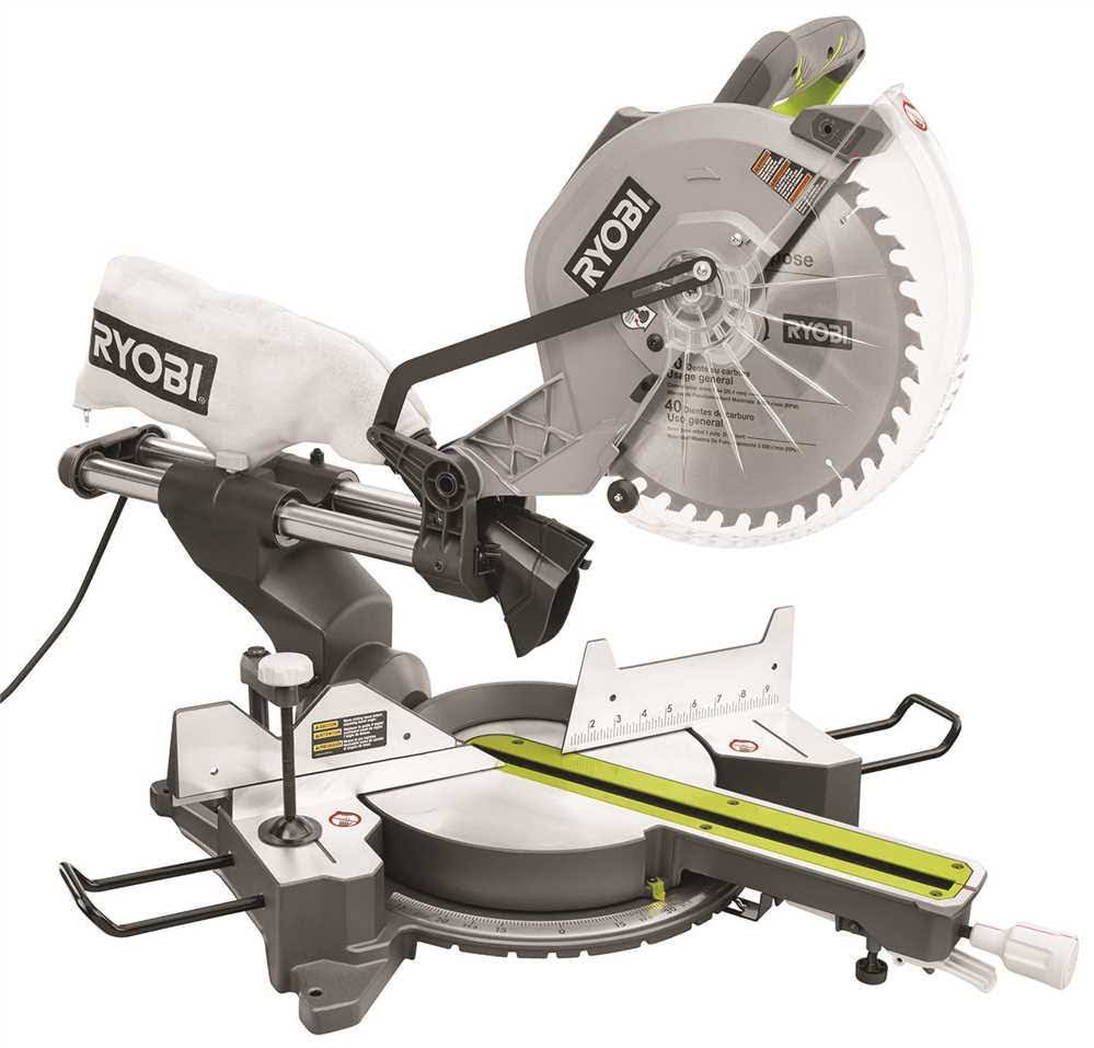 Ryobi 15 Amp 12 in. Sliding Miter Saw with Laser