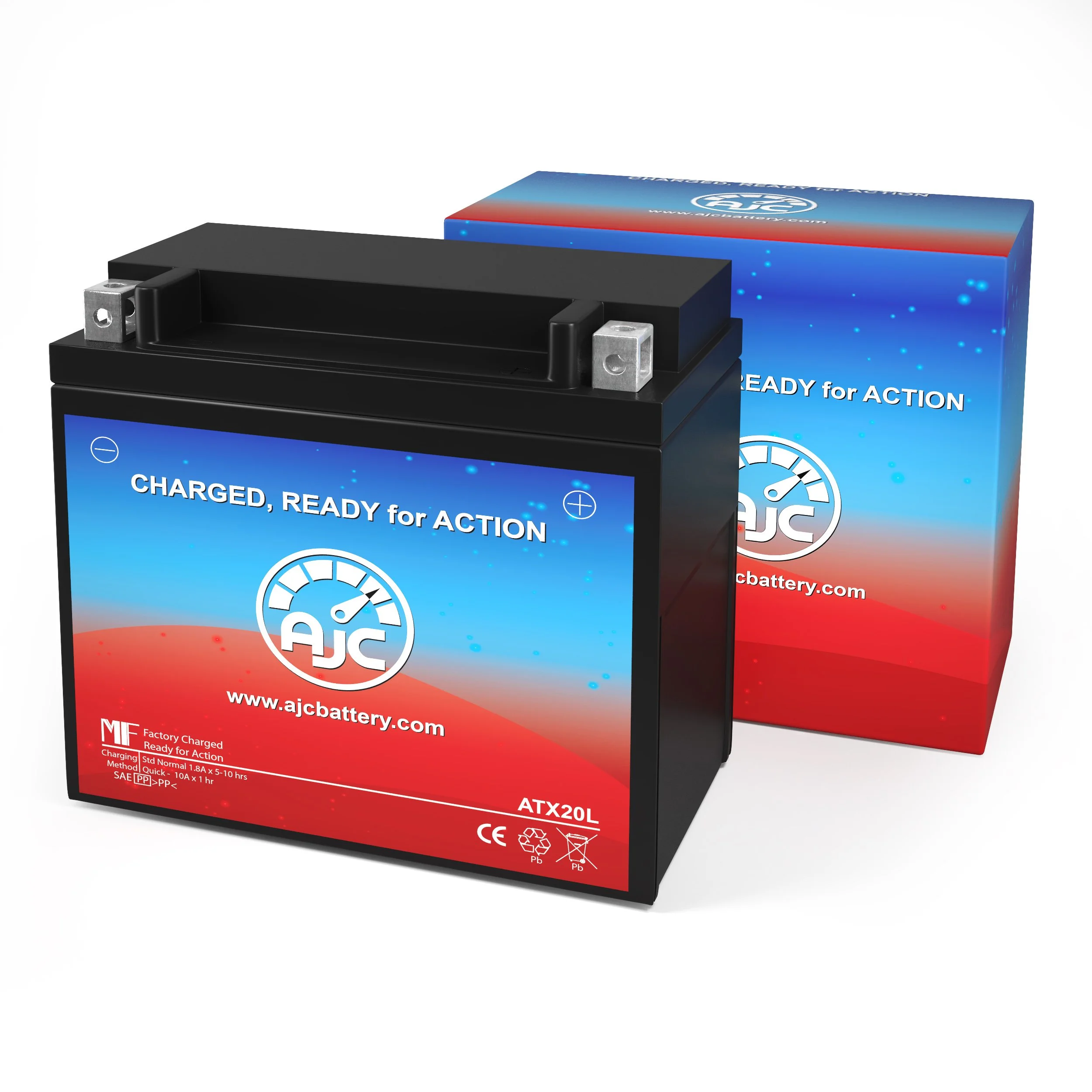 Yamaha FX10 FX Nytro 1000CC 12V Snowmobile Replacement Battery (2008-2014) - This Is an AJC Brand Replacement