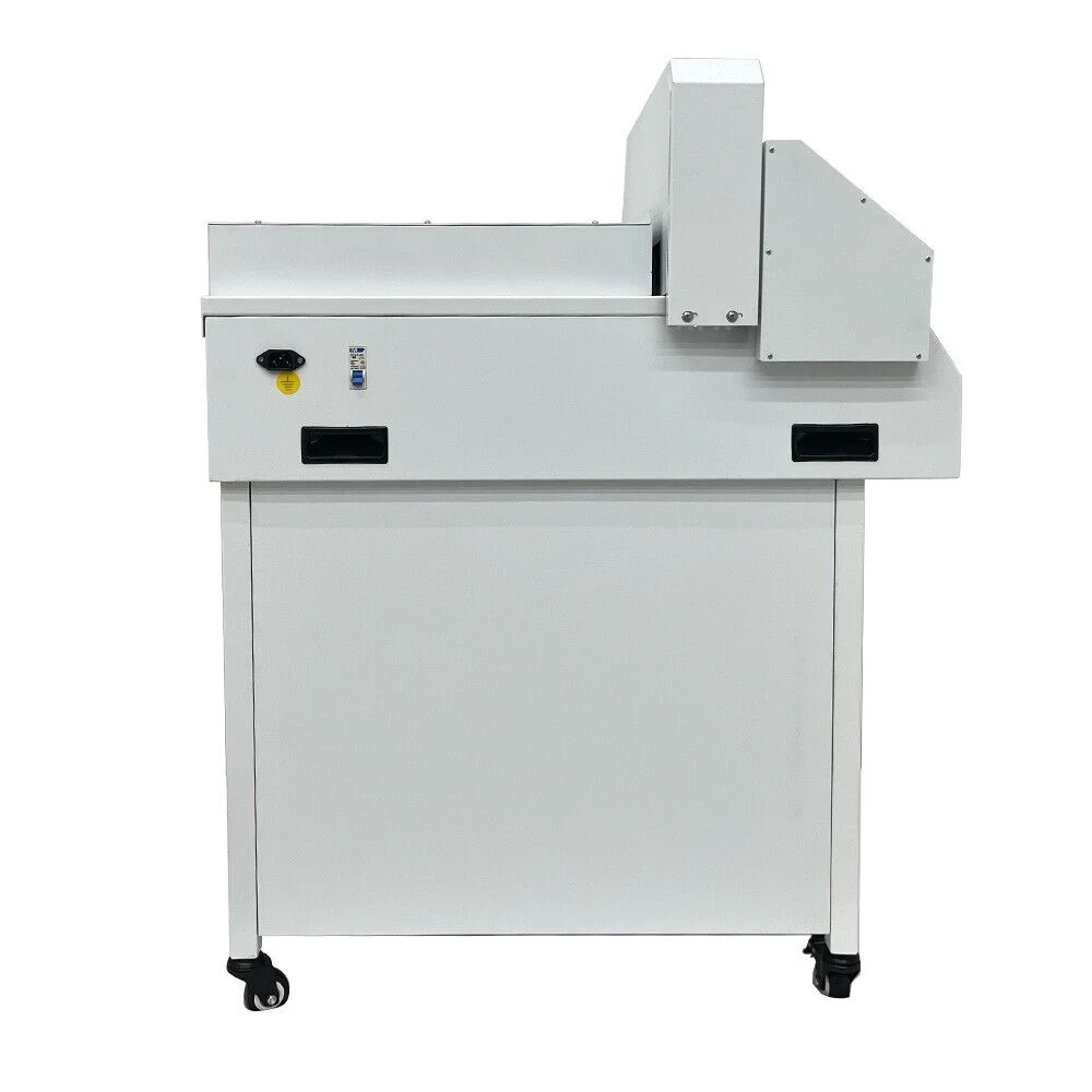 PreAsion Electric Heavy Paper Cutter 17.7''/45cm CNC Paper Cutting Machine Double Key Cutting 110V