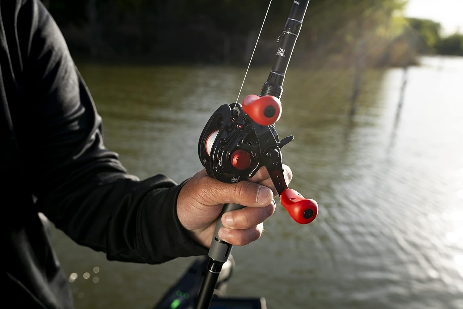 Abu Garcia Black Max & Max X Low Profile Baitcast Reel and Fishing Rod Combo
