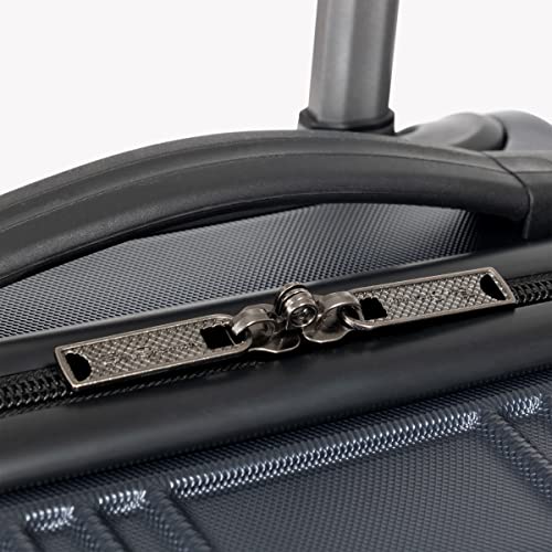 Ben Sherman Nottingham Lightweight Hardside 4-Wheel Spinner Travel Luggage, Charcoal, 28-Inch Checked