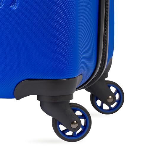 SwissGear 7366 Hardside Expandable Luggage with Spinner Wheels, White, Carry-On 19-Inch