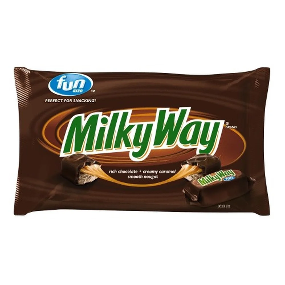 Milky Way Chocolate Candy Bar Fun Size (Pack of 16)