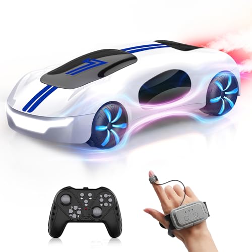 Gesture Sensing Remote Control Car, Drift RC Stunt Car with Light Spray & Sound, 2.4GHz Hobby RC Cars Toy for Kids, 360° Rotate, Birthday Gifts for Boys Girls 4-12