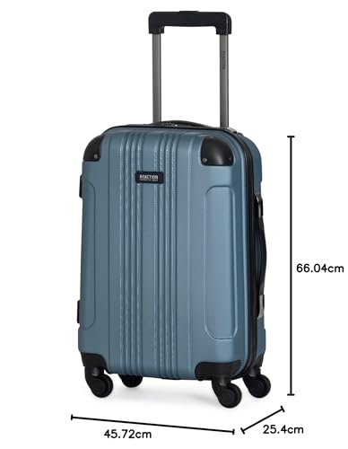 Kenneth Cole REACTION Out of Bounds Lightweight Hardshell 4-Wheel Spinner Luggage, Cobalt Blue, 20-Inch Carry On