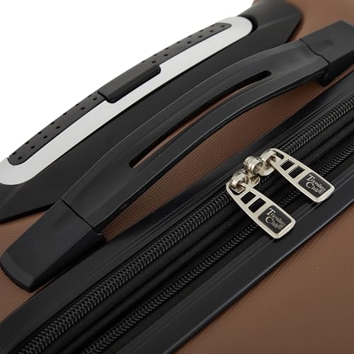 Travelers Club Chicago Hardside Expandable Spinner Luggage, Teal, 20