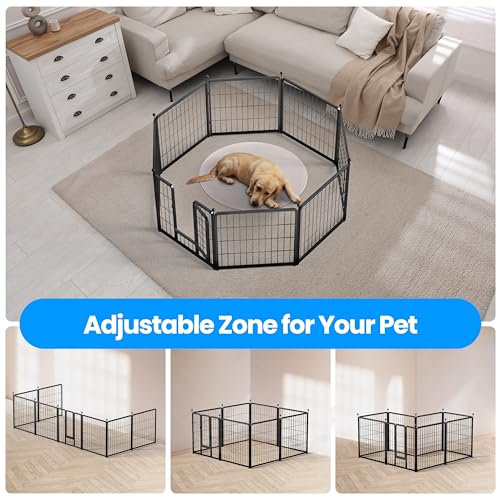 Simple Deluxe Dog Playpen Outdoor, Portable Dog Playpen for Travel, Camping, 32