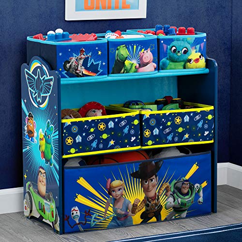 Disney/Pixar Toy Story 4 6 Bin Design and Store Toy Organizer by Delta Children