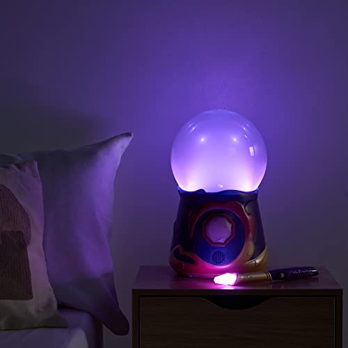 Magic Mixies Magical Misting Crystal Ball with Interactive 8 inch Blue Plush Toy and 80+ Sounds and Reactions