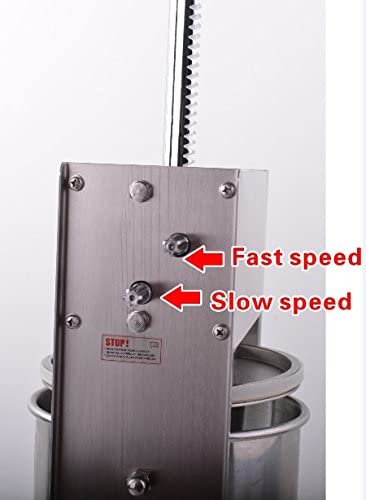 Hakka 15L/32LB Sausage Stuffer, Vertical Sausage Maker and Sausage Filler with 4 Sttuffing Tubes (15L)