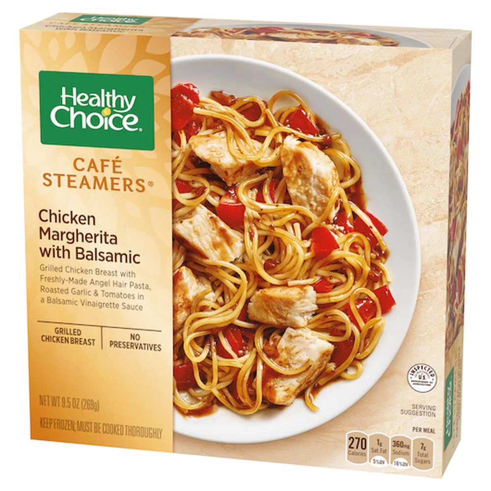 Healthy Choice Cafe Steamers Chicken Margherita with Balsamic, 9.5 Ounce -- 8 per Case. Packaged Meals