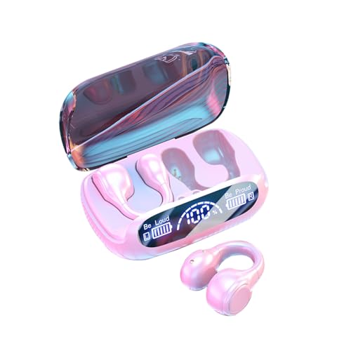 Wireless Ear Clip Skeleton Conduction Headphones Bones Conduction Headphones Bluetooth 5.3 Waterproofs Open Ear Headphones Apply for Running Sports Cycling Driving Prime Shopping Online