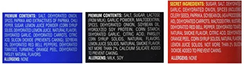 Famous Daves Seasonings 3 Pack Bundle - Steak Burger, Rib Rub and Country Roast Chicken