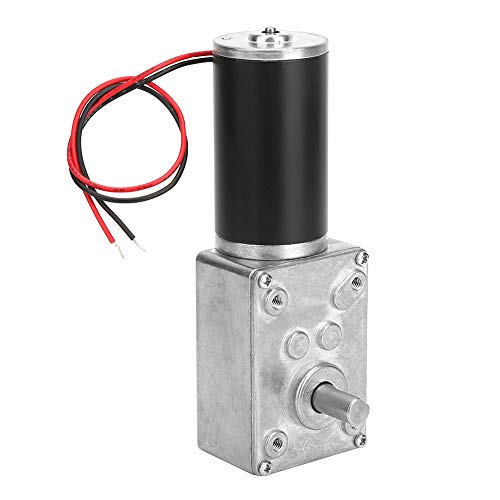YWBL-WH DC 12V Gear Motor High Torsion Speed Reduce Electric Gearbox Motor Reversible Worm Gear Motor 8mm Shaft