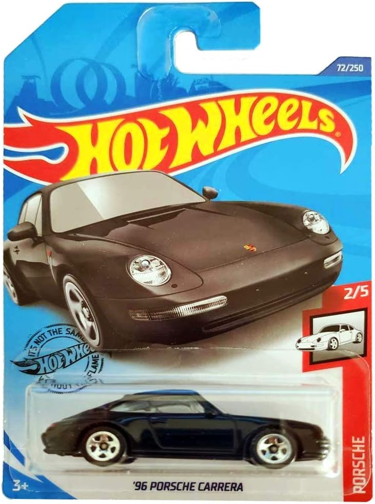 Hot Wheels 2020 Porsche 2/5 - '96 Porsche Carrera, Black 72/250