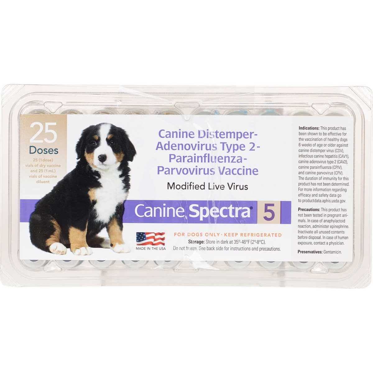 Canine Spectra 5 Dog Vaccine - Pet Supplies online store