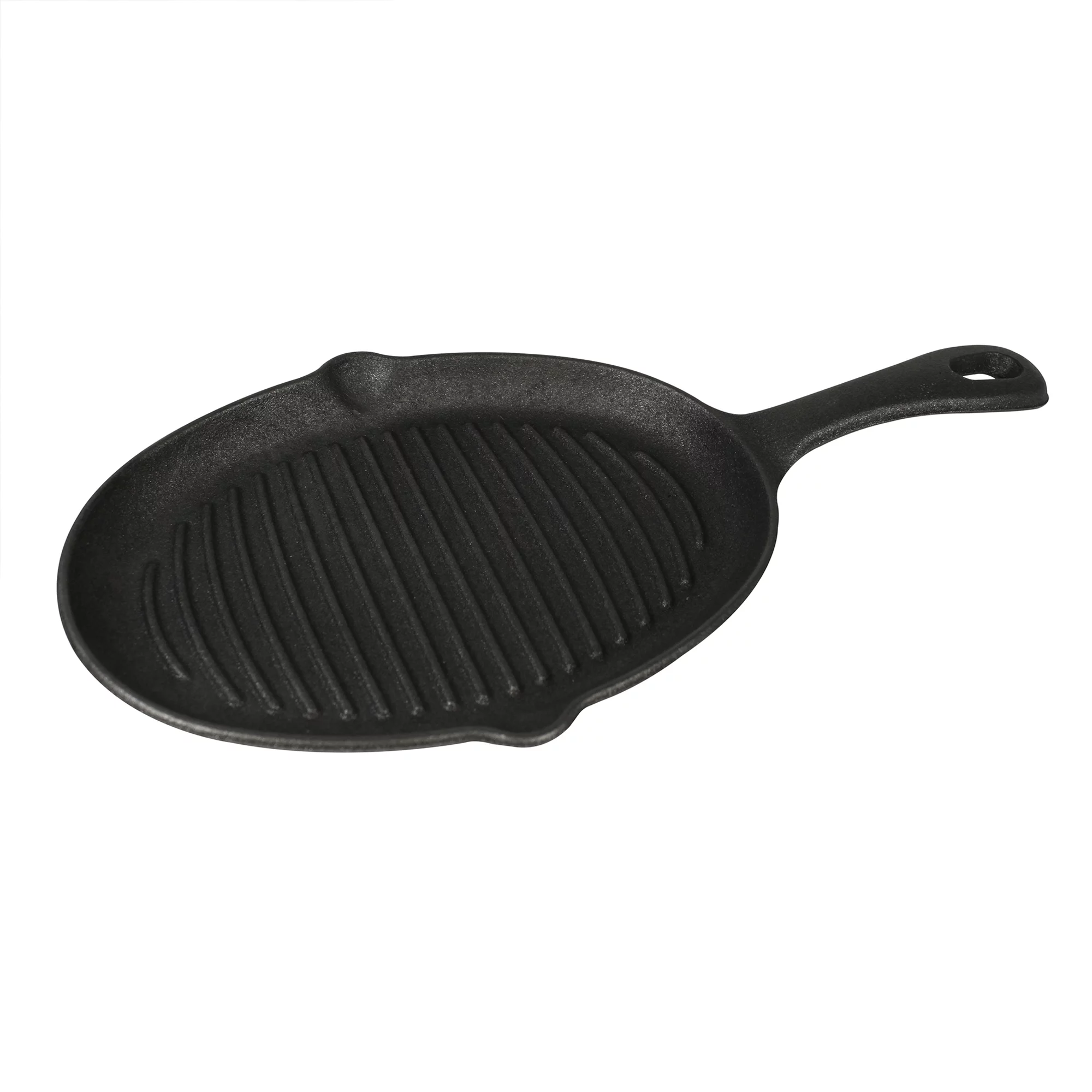 Jim Beam Cast Iron Skillet with Wooden Plate and Handle Cover, Jb0159
