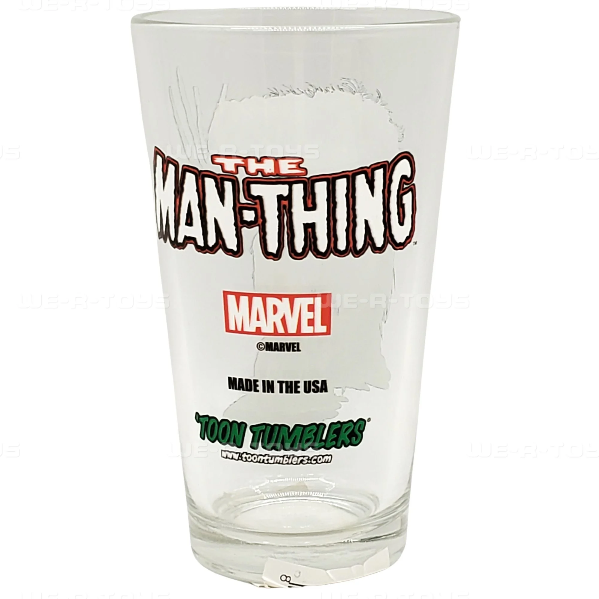 Marvel Man-Thing Toon Tumblers Pint Glass