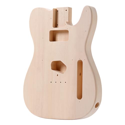 Leo Jaymz DIY Single Cut Electric Guitar Kits with Mahogany Body and Neck - Rosewood Fingerboard and All Components Included (LP Hollow)