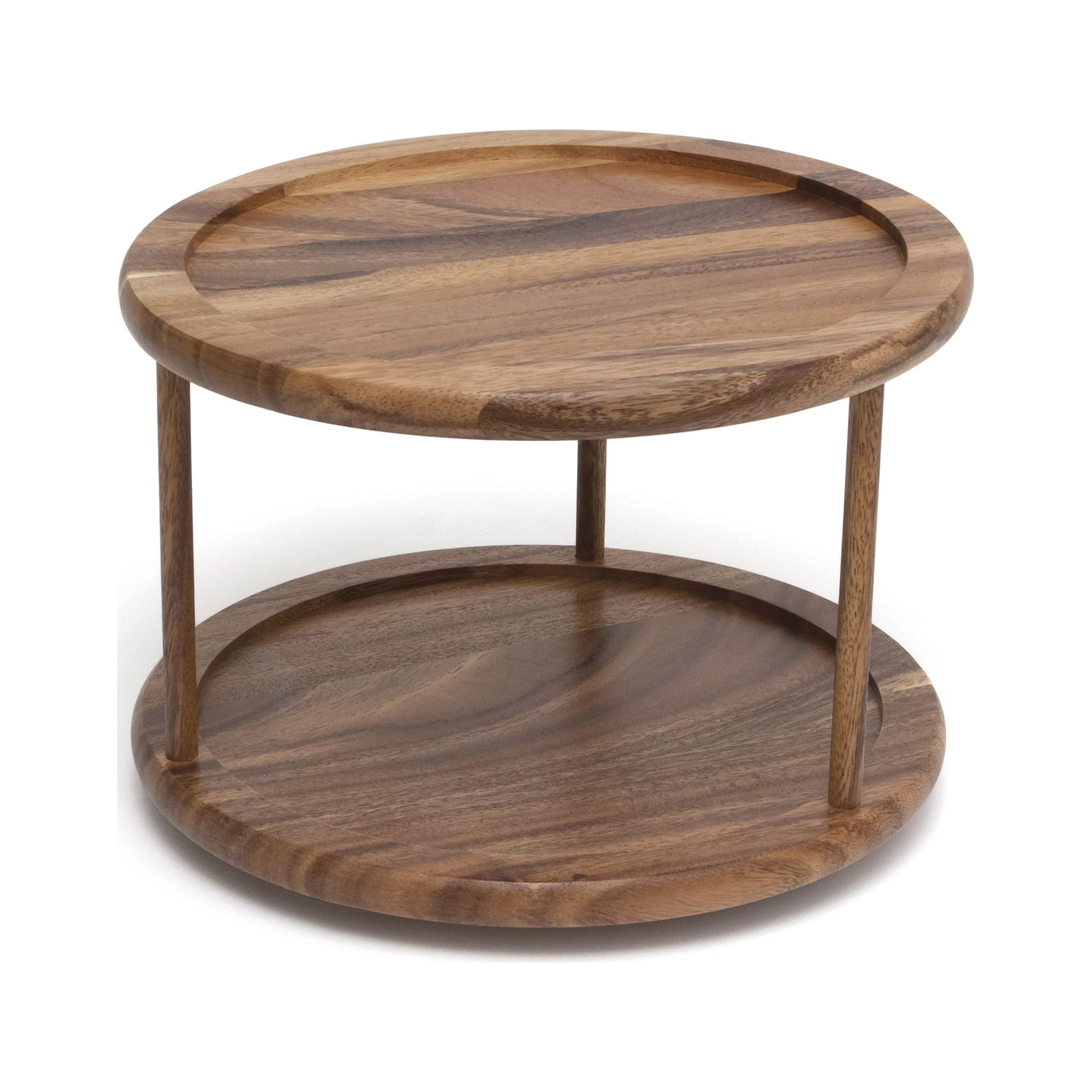 Lipper International Acacia Durable Turn Table, 10