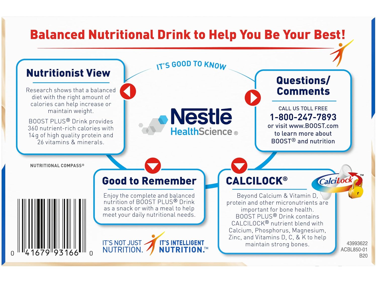 Boost Plus Complete Nutritional Drink (Vanilla, 8 Fl Oz (Pack of 2))