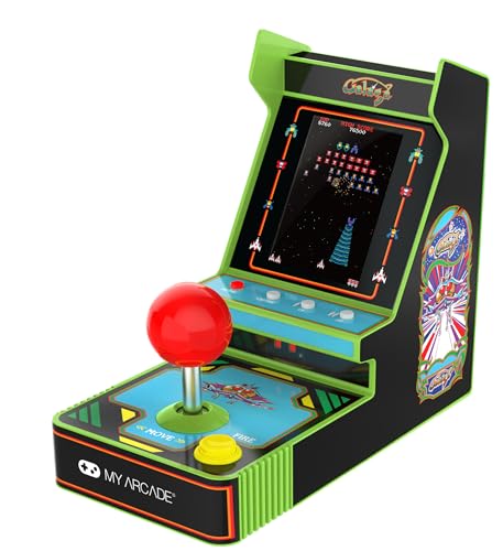 My Arcade New Galaga Red Joystick Player: Galaga and Galaxian Portable Console, Retro Games - 3.5