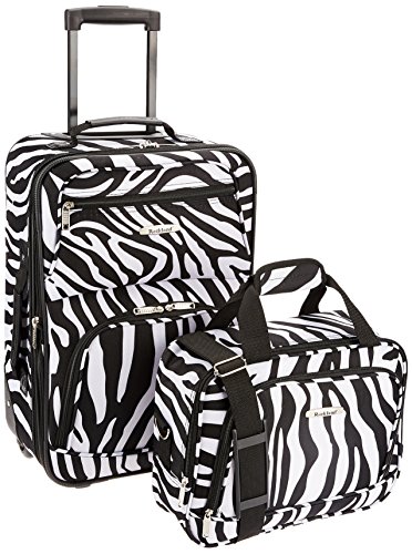 Rockland Fashion Softside Upright Luggage Set, Beach