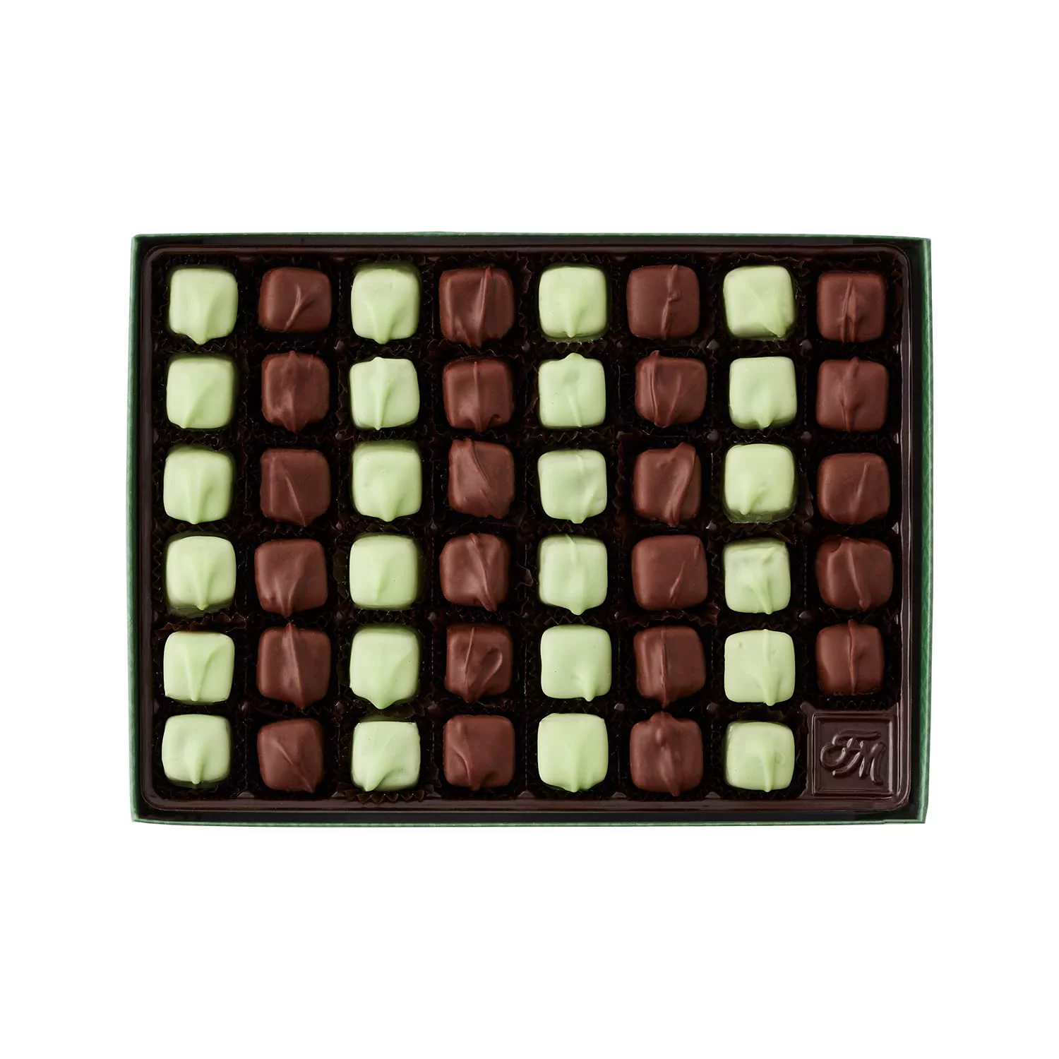Fannie May Mint Meltaways, Milk Chocolate and Pastel Candy with a Mint Chocolate Center, Chocolate Candy Gift Box, 1 lb
