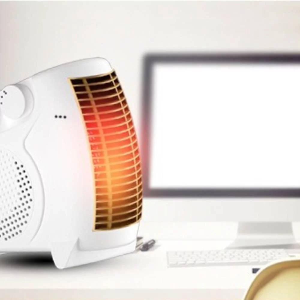 Warm Durable Constant Warm Household Wide-angle Office Bedroom Temperature Control Electric Heater Space Heater Desk Heater Warmer Machine BLACK UK PLUG