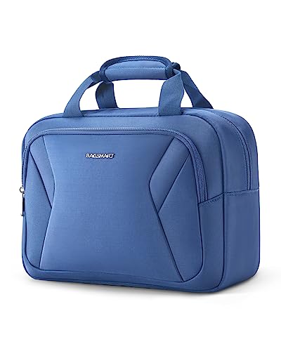 BAGSMART Carry On Luggage 22x14x9 Airline Approved With TSA Lock, 1OO% Polycarbonate Hardside Luggage with Spinner Wheels, Durable Hard Shell Carry On Suitcase 20 inch Black