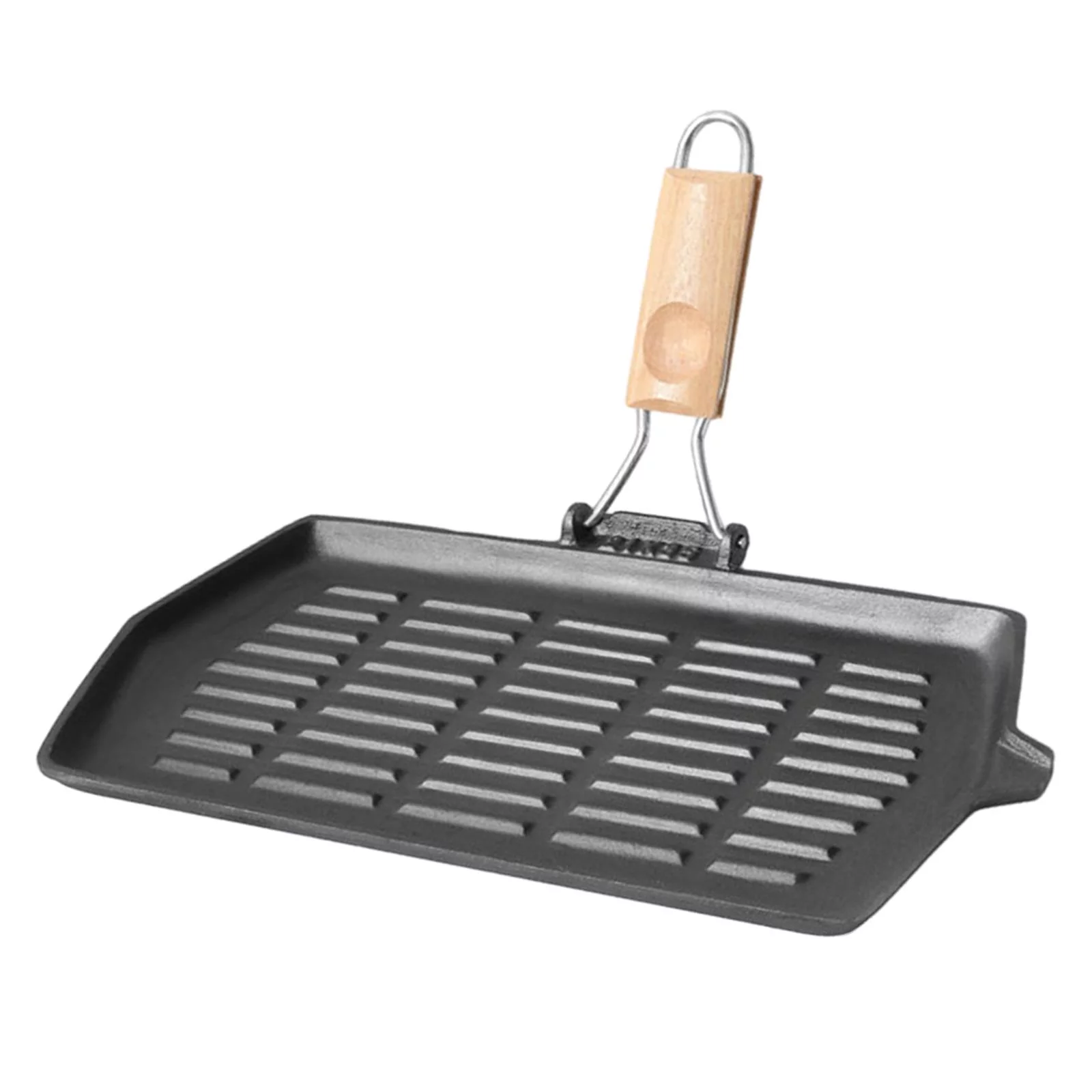 Grill Iron for Electric top, Induction, Gas Uncoated Steak Pan Style A