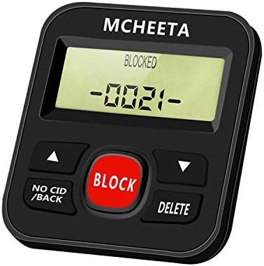 Call Blocker for Landline Phones, Nuisance Phone Blocker with Big Block Button. Robo Call Blocking Device, Block All Sales Calls, Scam Calls and Unwanted Calls.