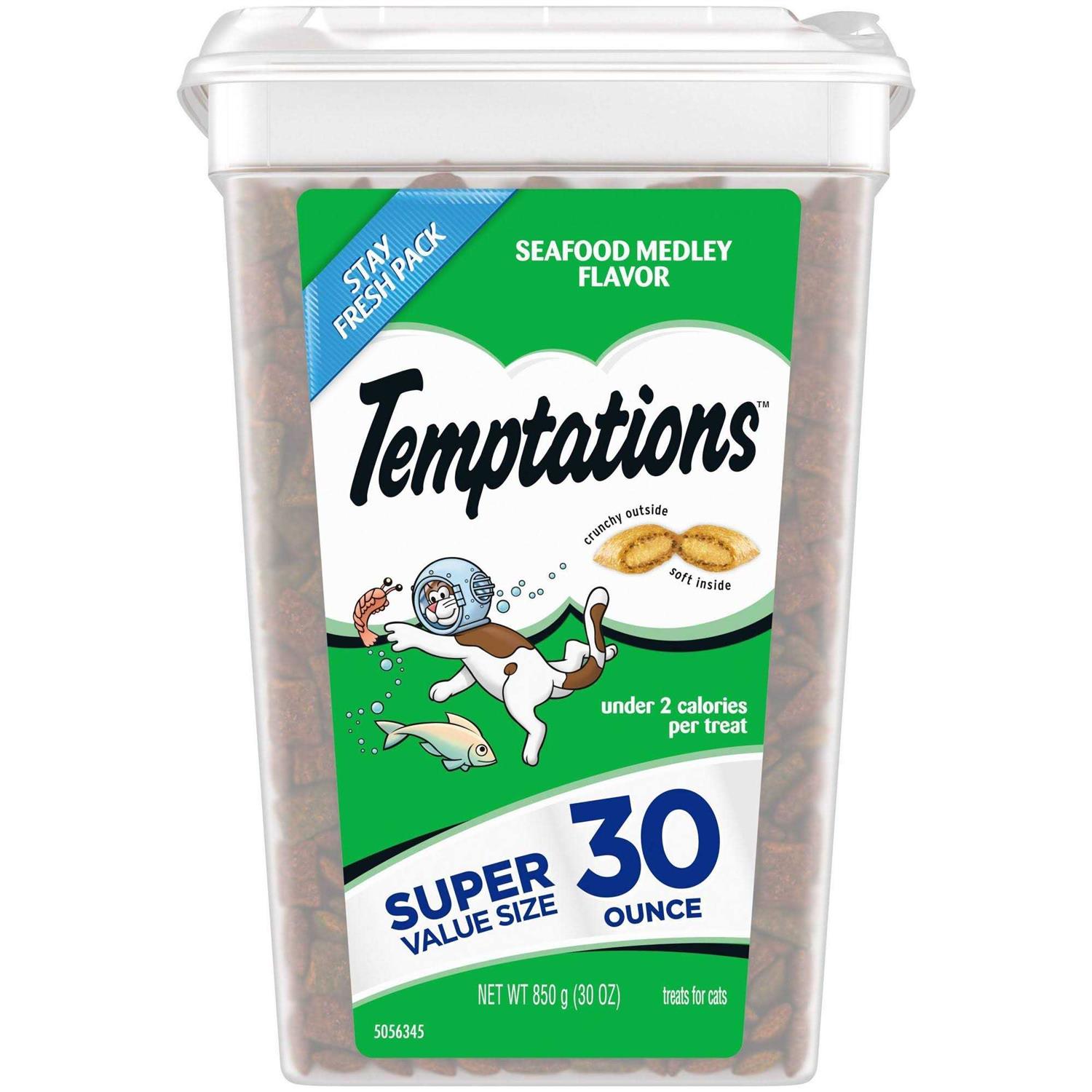 Temptations Crunchy Cat Treats Flavor - Pet Supplies online store
