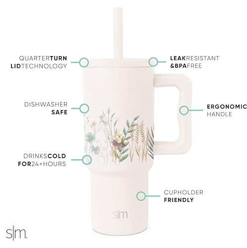 Simple Modern Harry Potter Kids 24 oz Tumbler with Handle and Silicone Straw Lid | Spill Proof and Leak Resistant | Reusable Stainless Steel Bottle | Gift Boys Girls | Trek Collection | Magical Mashup