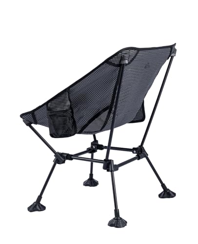 iClimb Ultralight Compact Camping Folding Beach Chair with Anti-Sinking Large Feet