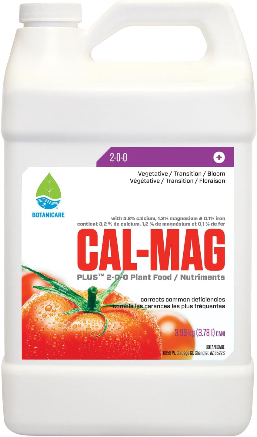 Botanicare Cal-Mag Plus, Calcium, Magnesium, and Iron Plant Supplement, 2-0-0, 1 qt.