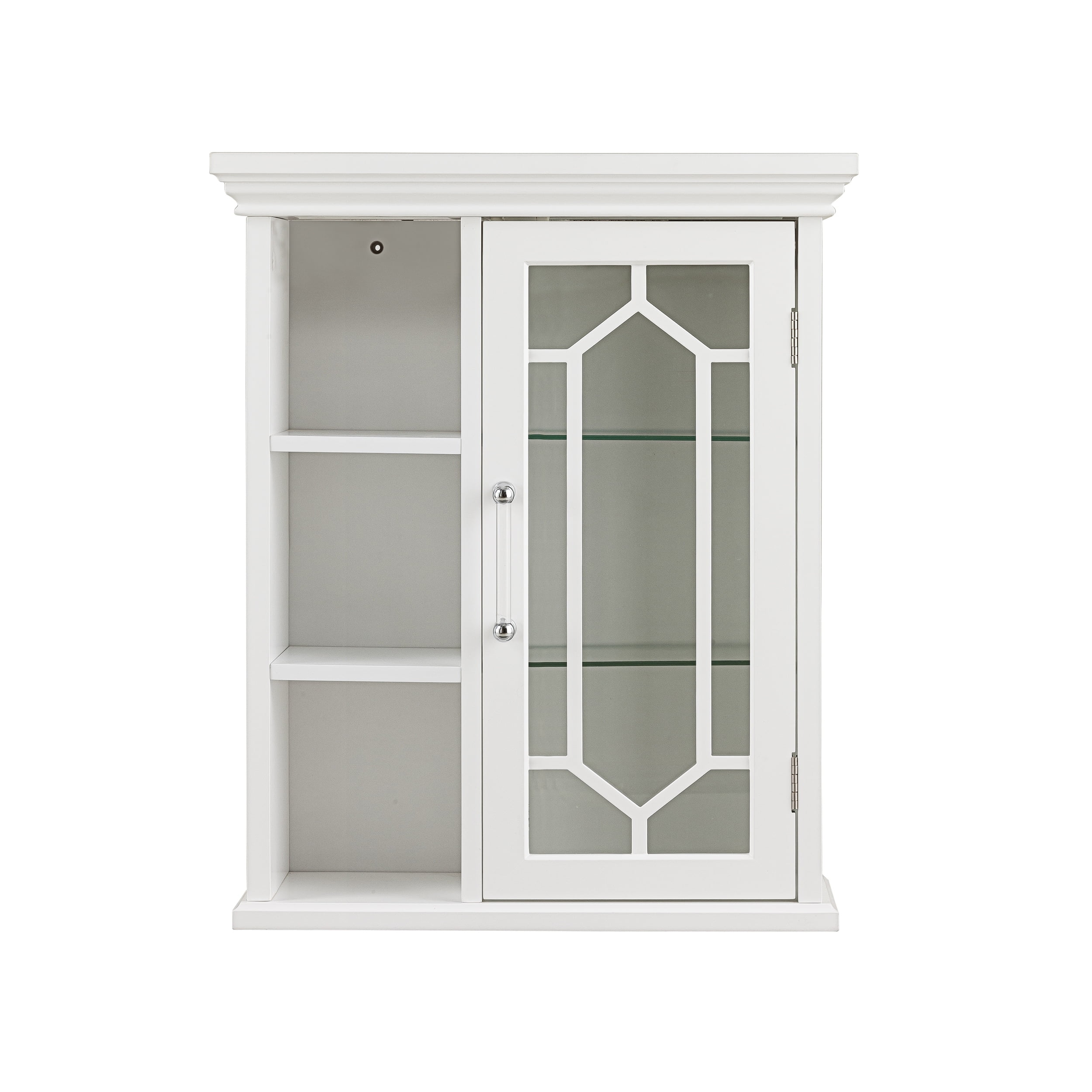 Elegant Home Fashions Toulouse Removable Wall Cabinet with Cubbies