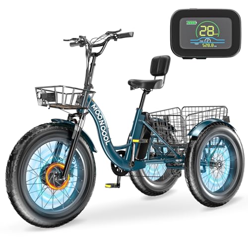MOONCOOL Electric Tricycle for Adults, 20