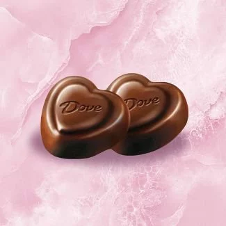Dove Valentines Heart Promises Candy, Dark Chocolate 8.87 oz bag and Milk and Dark Chocolate Swirl 7.94 oz bag, 2 bag gift bundle