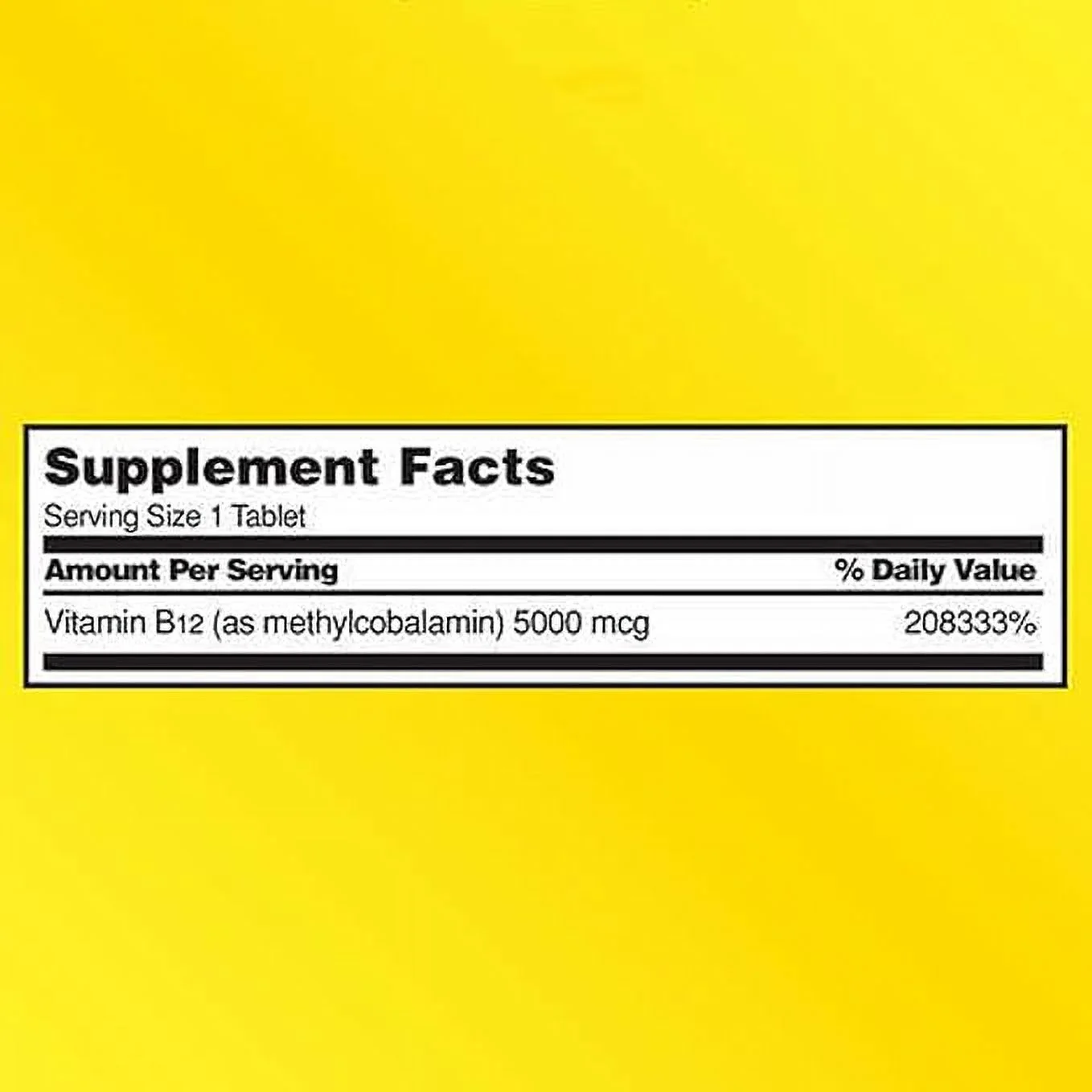 Kir-kland Signature Vitamin B12 5000 mcg Tablets - 300 Count: Boost Energy, Support Brain Health, Cherry Flavored for Long-Lasting Wellness