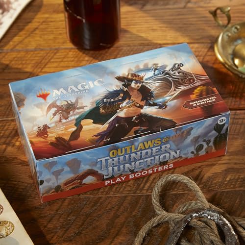 Magic: The Gathering Outlaws of Thunder Junction Play Booster Box - 36 Packs (504 Magic Cards)