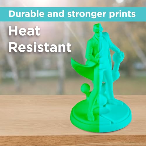 Polymaker ABS Filament 1.75mm Black, ABS 3D Printer Filament 1.75mm Heat Resistant 1kg - PolyLite ABS 3D Printing Filament 1.75mm, Strong & Durable, Dimensional Accuracy +/- 0.03mm