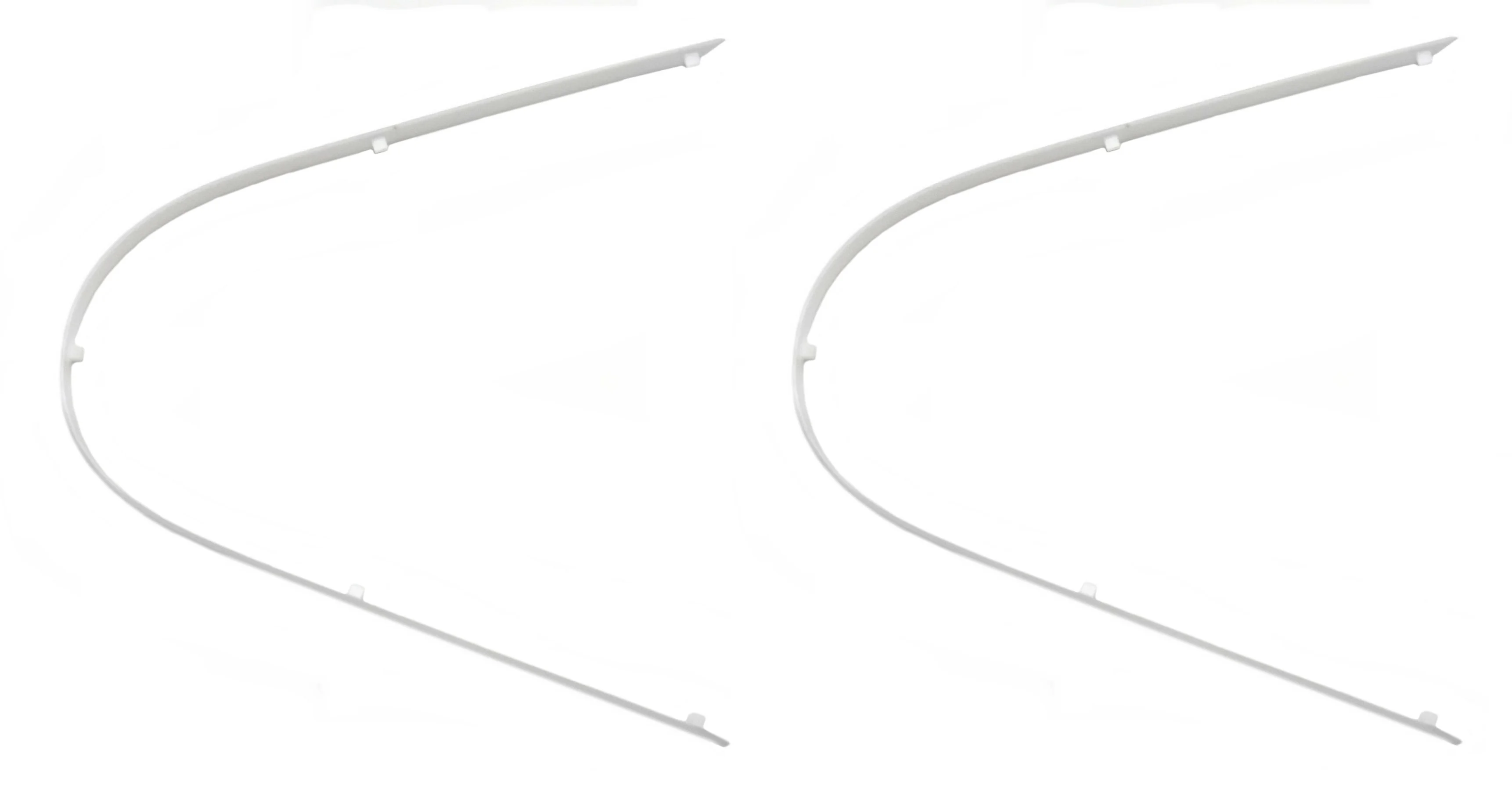 137513300, Dryer Front Glide Strip 2 Pack Replaces Electrolux  131963900