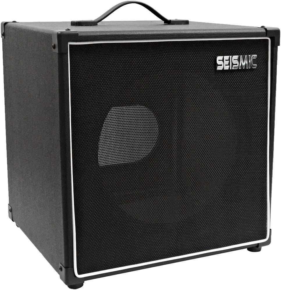Seismic Audio - 1x12 GUITAR SPEAKER CAB EMPTY - 7 Ply Birch - 12 Cube Cabinet - Orange Tolex, Black Removable Cloth Grill - Front loading Speakerless Cabinet
